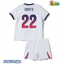 Paris Saint-Germain Mika Godts #22 Bortedraktsett Barn 2026-27 Kortermet (+ Korte bukser)